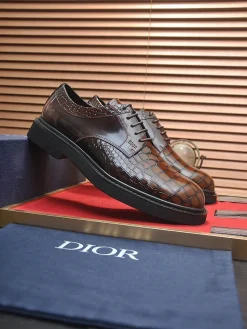 Alternative view of DIOR Formal Shoes Crocodile Leather (Brown) EU39-44 C80202606030651149