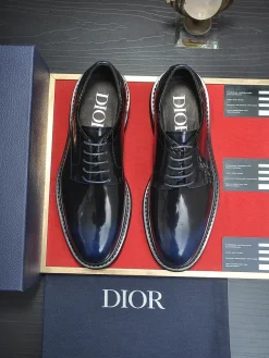 DIOR Formal Shoes Patent Leather (Black-Blue) EU39-44 C80202606030654149