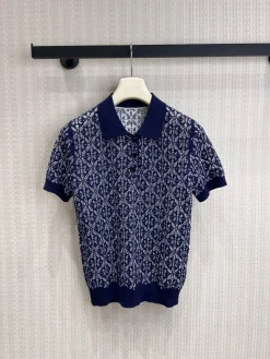 DIOR Shirts & Polos Cotton (Blue-White) S-M-L B55202606010100119