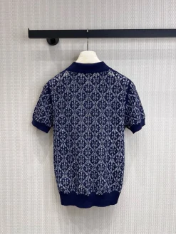 Alternative view of DIOR Shirts & Polos Cotton (Blue-White) S-M-L B55202606010100119