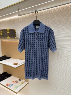 DIOR Shirts & Polos Knit (Blue-Dark Blue) S-XL B55202606130226119