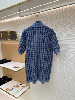 Alternative view of DIOR Shirts & Polos Knit (Blue-Dark Blue) S-XL B55202606130226119