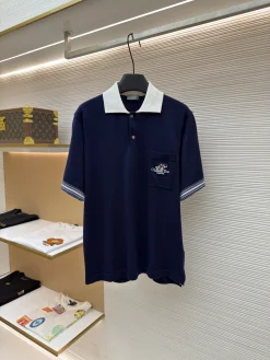 DIOR Shirts & Polos Knit (Navy-White) S-XL A95202606130239109