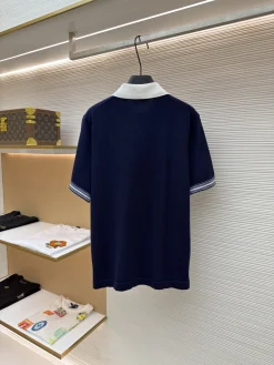 Alternative view of DIOR Shirts & Polos Knit (Navy-White) S-XL A95202606130239109