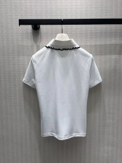 Alternative view of DIOR Shirts & Polos Piqu¨¦ Cotton (White) S-L 23B35202606010070109