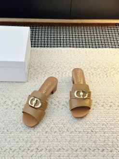 Alternative view of DIOR Slides & Slippers Leather (Brown) EU35-41 B65202606030732119