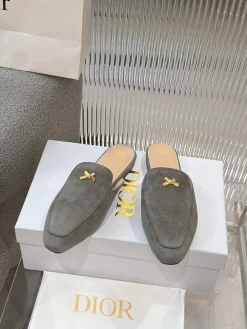 Alternative view of DIOR Slides & Slippers Suede (Grey) EU35-41 B0020260603074699
