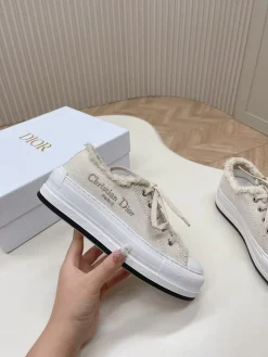 DIOR Sneakers & Trainers Canvas (Beige-White-Black) EU35-41 B20202606030753109