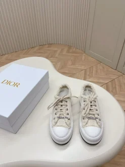 Alternative view of DIOR Sneakers & Trainers Canvas (Beige-White-Black) EU35-41 B20202606030753109