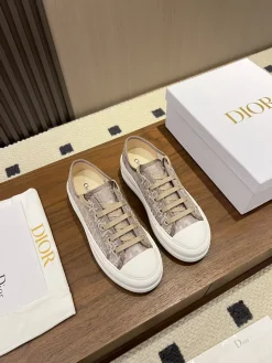 Alternative view of DIOR Sneakers & Trainers Canvas (Beige-White) EU35-41 B50202606030750119