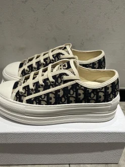 DIOR Sneakers & Trainers Canvas (Black-Beige) EU35-41 B50202606030804119