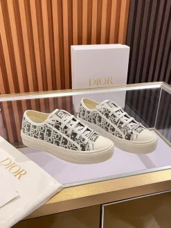 Alternative view of DIOR Sneakers & Trainers Canvas (Black-White) EU35-41 B40202606030754109