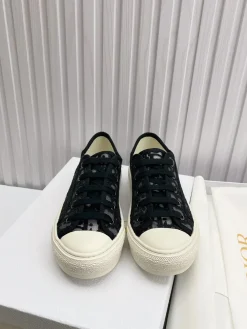Alternative view of DIOR Sneakers & Trainers Canvas (Black-White) EU35-41 B40202606030755109