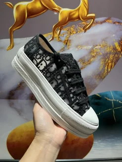 DIOR Sneakers & Trainers Canvas (Black-White) EU35-41 B50202606030756119