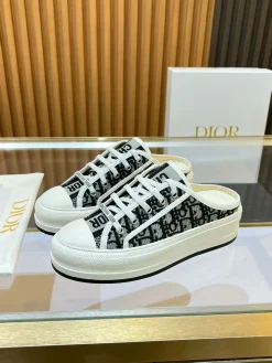 Alternative view of DIOR Sneakers & Trainers Canvas (Black-White) EU35-41 B50202606030809119