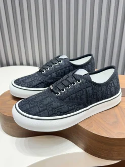 Alternative view of DIOR Sneakers & Trainers Canvas (Black-White) EU39-44 C00202606030759129