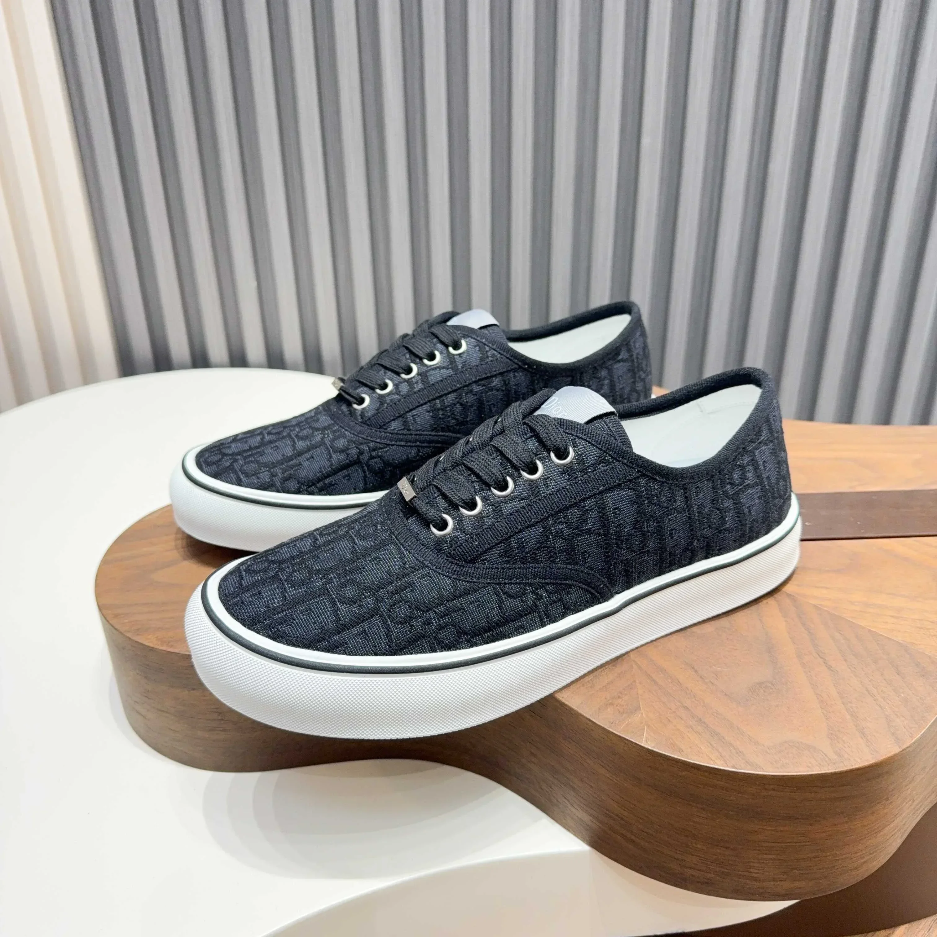 DIOR Sneakers & Trainers Canvas (Black-White) EU39-44 C00202606030759129 - Image 2