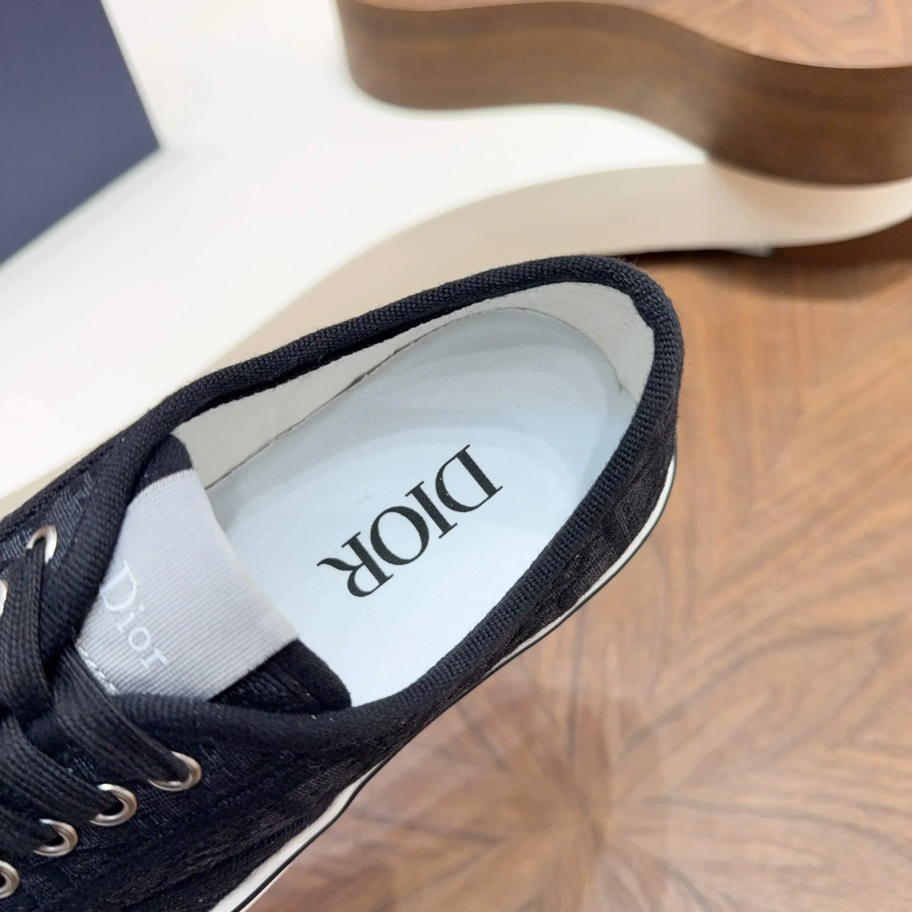 DIOR Sneakers & Trainers Canvas (Black-White) EU39-44 C00202606030759129 - Image 5