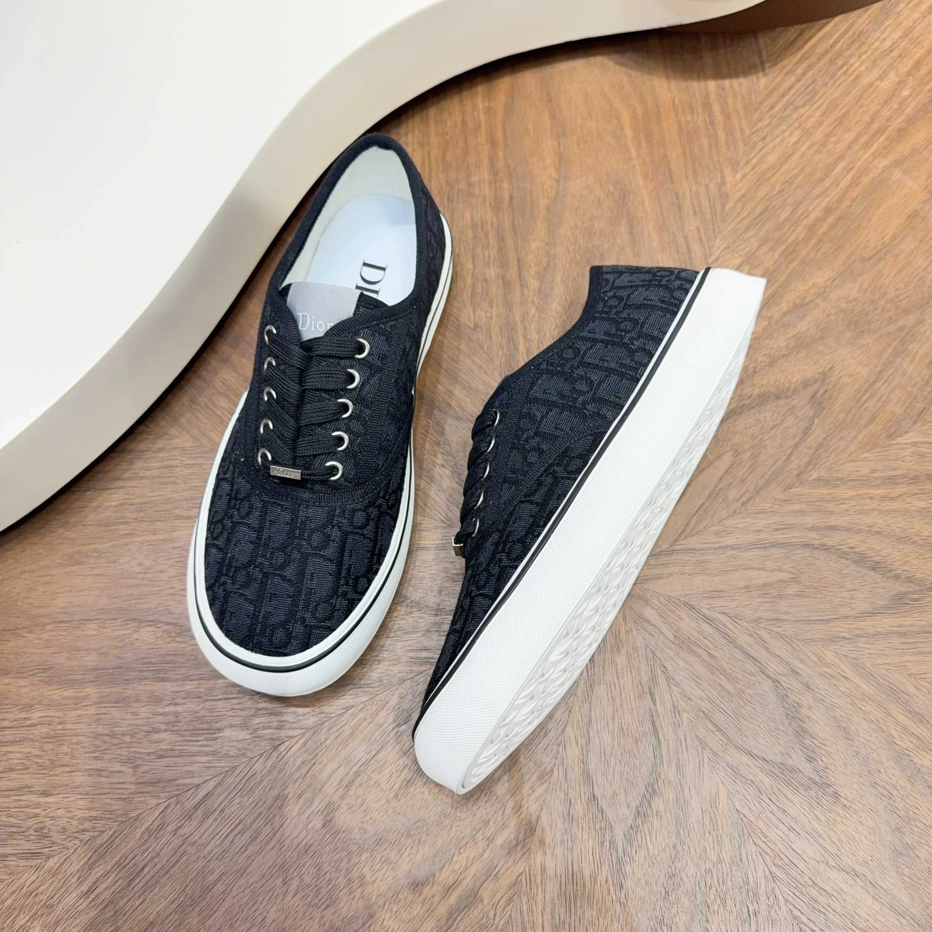 DIOR Sneakers & Trainers Canvas (Black-White) EU39-44 C00202606030759129 - Image 6