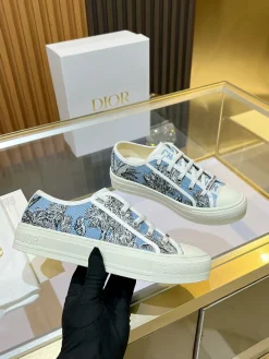 DIOR Sneakers & Trainers Canvas (Blue-White) EU35-41 B40202606030805109