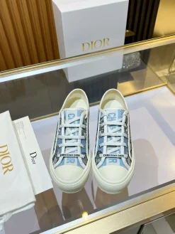 Alternative view of DIOR Sneakers & Trainers Canvas (Blue-White) EU35-41 B40202606030805109