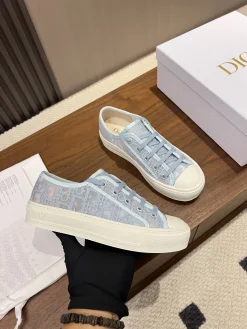 DIOR Sneakers & Trainers Canvas (Light Blue-White) EU35-41 B40202606030761109
