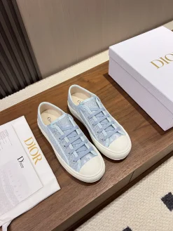 Alternative view of DIOR Sneakers & Trainers Canvas (Light Blue-White) EU35-41 B40202606030761109