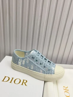 DIOR Sneakers & Trainers Canvas (Light Blue-White) EU35-41 B40202606030792109