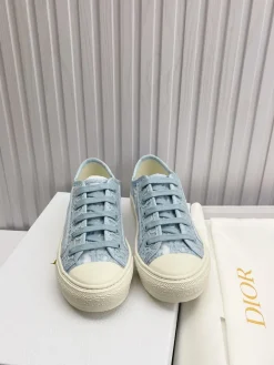 Alternative view of DIOR Sneakers & Trainers Canvas (Light Blue-White) EU35-41 B40202606030792109