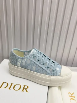 DIOR Sneakers & Trainers Canvas (Light Blue-White) EU35-41 B40202606030799109