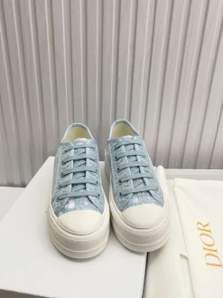 Alternative view of DIOR Sneakers & Trainers Canvas (Light Blue-White) EU35-41 B40202606030799109
