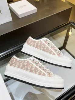 DIOR Sneakers & Trainers Canvas (Pink-White-Black) EU35-41 B50202606030803119