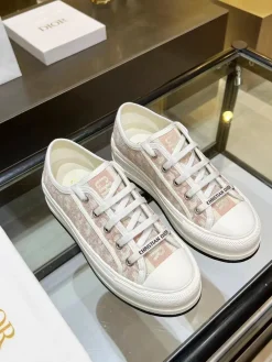 Alternative view of DIOR Sneakers & Trainers Canvas (Pink-White-Black) EU35-41 B50202606030803119