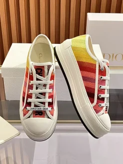 Alternative view of DIOR Sneakers & Trainers Canvas (Red-Pink-Yellow-White-Black) EU35-41 B50202606030783119