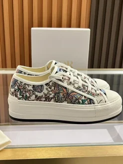DIOR Sneakers & Trainers Canvas (White-Multi) EU35-41 B50202606030782119