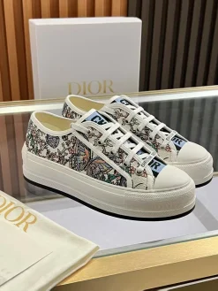 Alternative view of DIOR Sneakers & Trainers Canvas (White-Multi) EU35-41 B50202606030782119