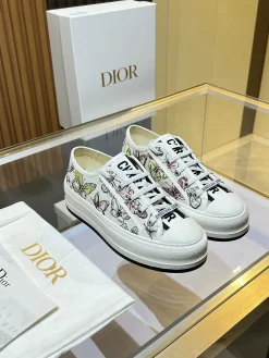 Alternative view of DIOR Sneakers & Trainers Canvas (White-Multi) EU35-41 B50202606030807119