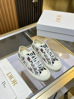 Alternative view of DIOR Sneakers & Trainers Canvas (White-Pink-Blue-Green) EU35-41 B40202606030781109