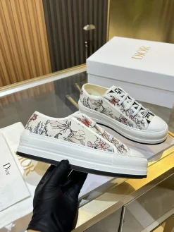 DIOR Sneakers & Trainers Canvas (White-Pink-Green-Black) EU35-41 B50202606030811119