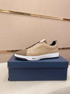 DIOR Sneakers & Trainers Leather (Beige-Brown-White-Black) EU38-44 B20202606030812109