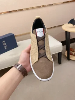 Alternative view of DIOR Sneakers & Trainers Leather (Beige-Brown-White-Black) EU38-44 B20202606030812109