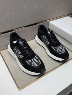Alternative view of DIOR Sneakers & Trainers Leather-Canvas (Black-White) EU38-44 B21202606030847109