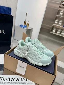 Alternative view of DIOR Sneakers & Trainers Leather-Mesh (Light Green) EU39-46 C00202606033332129