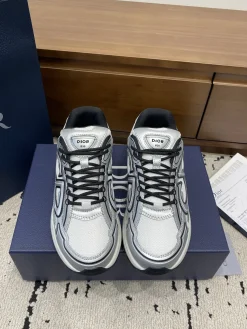 Alternative view of DIOR Sneakers & Trainers Leather-Mesh (Silver-White-Black) EU39-46 B71202606030862119