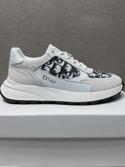 DIOR Sneakers & Trainers Leather-Suede (White-Black) EU38-44 B21202606030846109