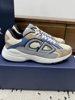 DIOR Sneakers & Trainers Mesh-Leather (Beige-Blue-Grey-White-Black) EU39-46 B71202606030819119