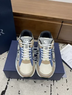 Alternative view of DIOR Sneakers & Trainers Mesh-Leather (Beige-Blue-Grey-White-Black) EU39-46 B71202606030819119