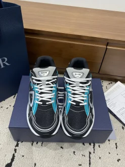 Alternative view of DIOR Sneakers & Trainers Mesh-Leather (Black-Blue-Grey-White) EU39-46 B71202606030820119