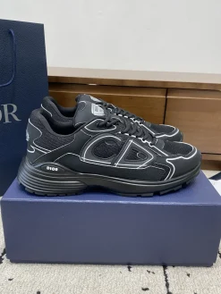 DIOR Sneakers & Trainers Mesh-Leather (Black-White) EU39-46 B71202606030854119