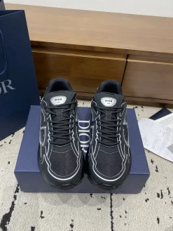 Alternative view of DIOR Sneakers & Trainers Mesh-Leather (Black-White) EU39-46 B71202606030854119